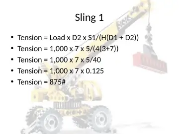 Slide 107: Sling 1