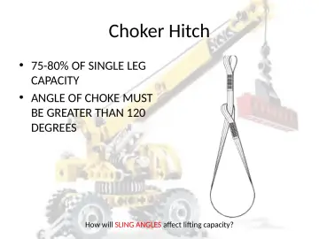 Slide 113: Choker Hitch