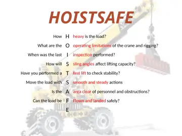 Slide 135: HOISTSAFE