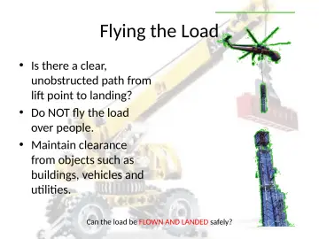 Slide 136: Flying the Load