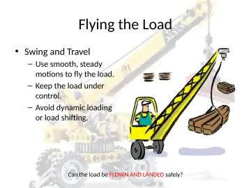 Slide 139: Flying the Load