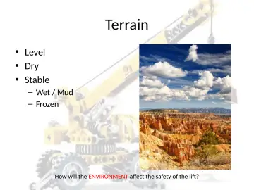 Slide 150: Terrain