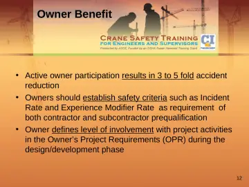Slide 12: Owner Benefit