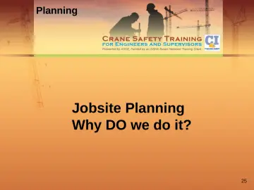 Slide 25: Planning