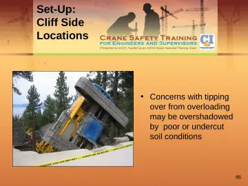 Slide 86: Set-Up: Cliff Side Locations