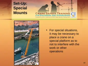 Slide 87: Set-Up: Special Mounts