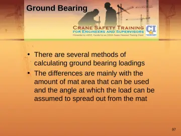 Slide 97: Ground Bearing