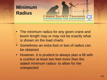 Slide 118: Minimum Radius