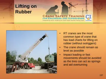 Slide 137: Lifting on Rubber