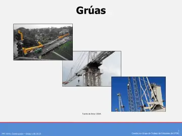 Slide 2: Grúas