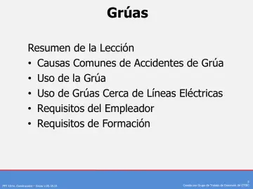 Slide 5: Grúas