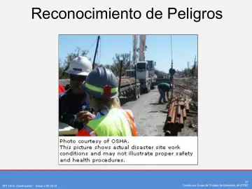 Slide 23: Reconocimiento de Peligros