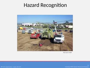 Slide 25: Hazard Recognition