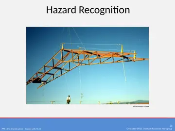 Slide 26: Hazard Recognition