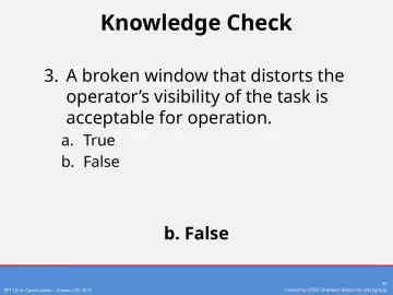 Slide 30: Knowledge Check
