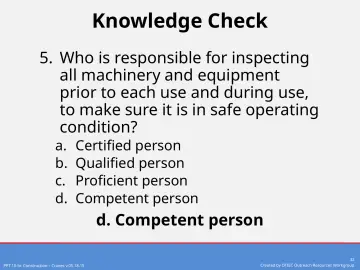 Slide 32: Knowledge Check