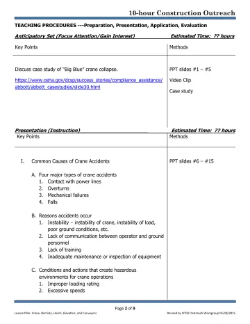 Page 2: TEACHING PROCEDURES ---Preparation, Presentation, Application, Evaluation