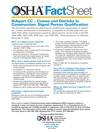 Page 1: FactSheet