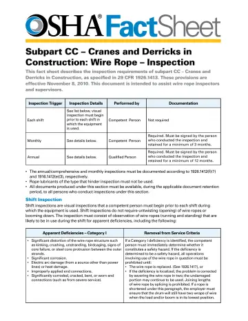 Page 1: FactSheet