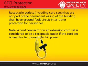Slide 6: GFCI Protection