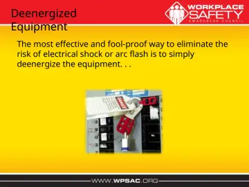 Slide 31: Deenergized