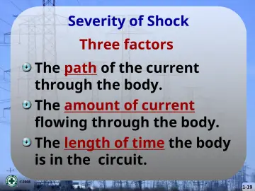 Slide 19: Severity of Shock