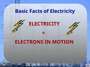 Slide 20: Basic Facts of Electricity