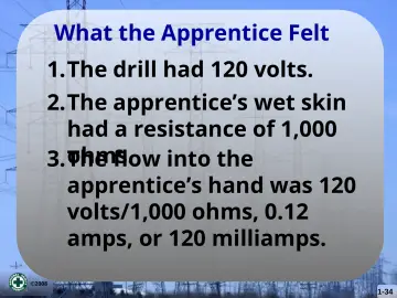 Slide 34: What the Apprentice Felt