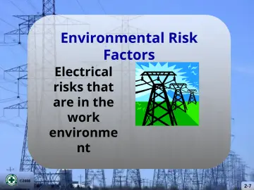Slide 7: Environmental Risk