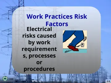 Slide 9: Work Practices Risk
