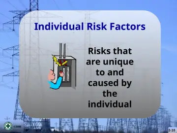 Slide 10: Individual Risk Factors