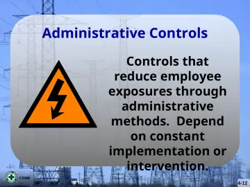 Slide 12: Administrative Controls