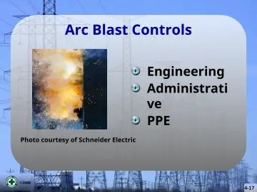 Slide 17: Arc Blast Controls