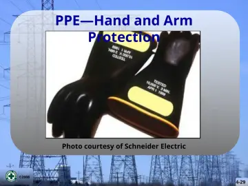 Slide 29: PPE—Hand and Arm