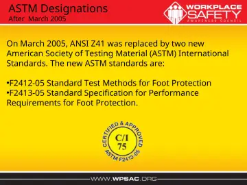 Slide 41: ASTM Designations