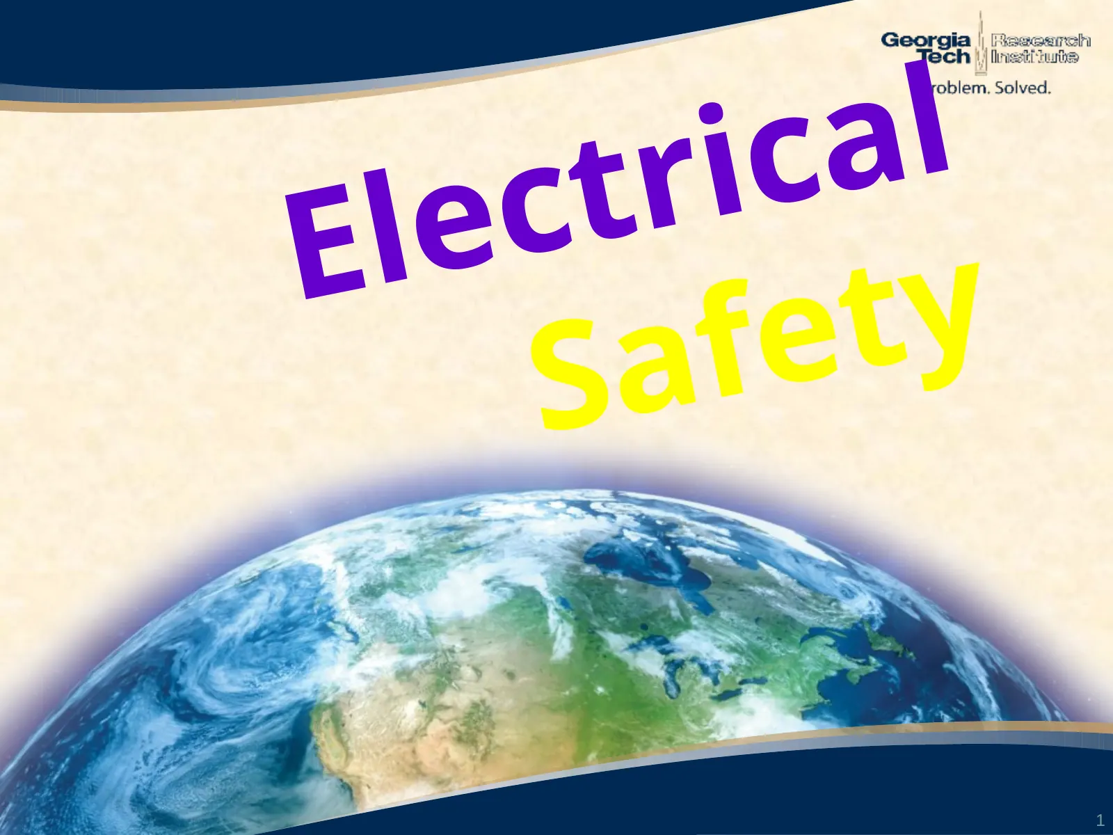 Electrical Safety: Subpart S, slide 1: El y t