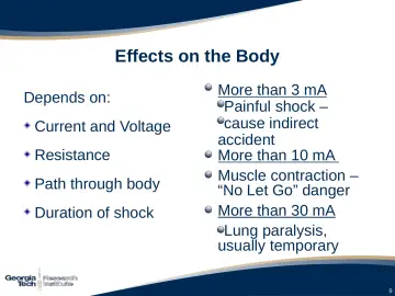 Slide 9: Effects on the Body
