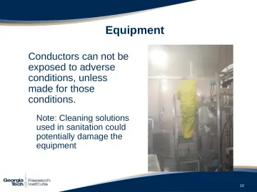 Slide 16: Equipment