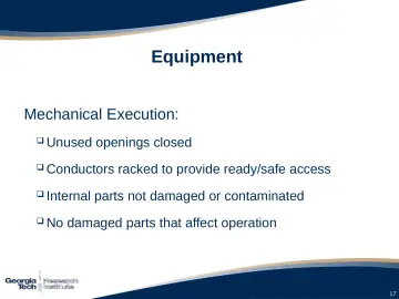 Slide 17: Equipment