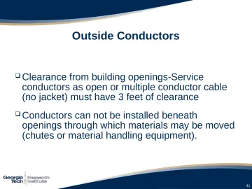 Slide 41: Outside Conductors
