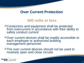 Slide 44: Over Current Protection