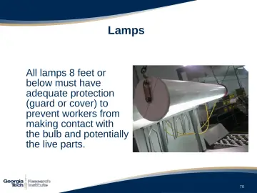 Slide 70: Lamps