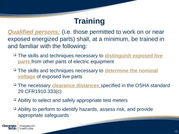 Slide 72: Training