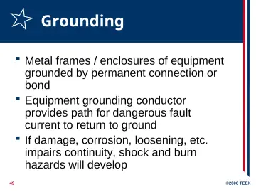 Slide 49: Grounding
