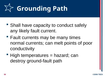 Slide 50: Grounding Path
