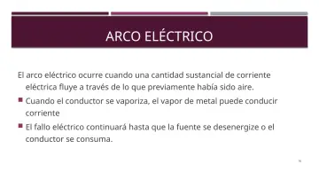 Slide 16: ARCO ELÉCTRICO