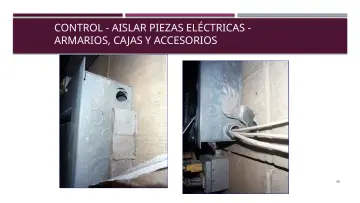 Slide 46: CONTROL - AISLAR PIEZAS ELÉCTRICAS - ARMARIOS, CAJAS Y ACCESORIOS