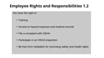 Slide 9: Employee Rights and Responsibilities 1.2