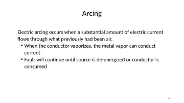Slide 16: Arcing