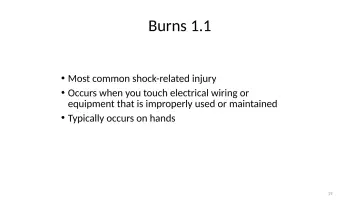 Slide 19: Burns 1.1